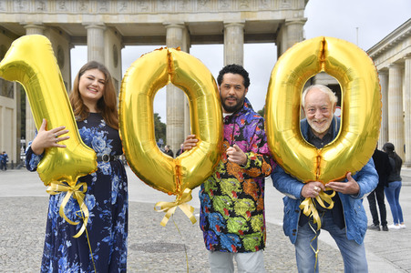 Fototermin 'Celebrate at the Gate - 100 Tage bis Silvester' in Berlin