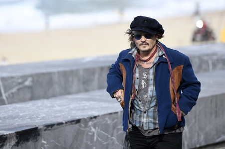 Photocall mit Johnny Depp, San Sebastian International Film Festival 2021