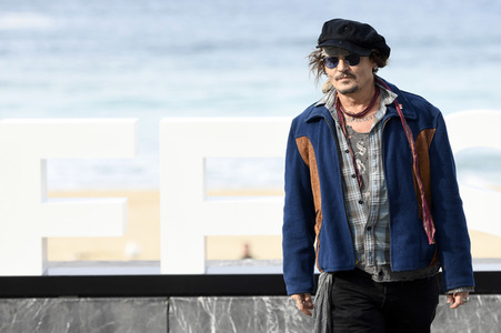Photocall mit Johnny Depp, San Sebastian International Film Festival 2021