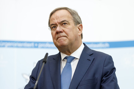 Pressekonferenz mit Armin Laschet und Herbert Reul in Düsseldorf