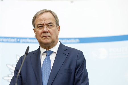 Pressekonferenz mit Armin Laschet und Herbert Reul in Düsseldorf