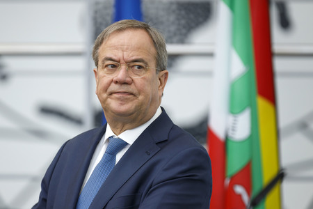 Pressekonferenz mit Armin Laschet und Herbert Reul in Düsseldorf