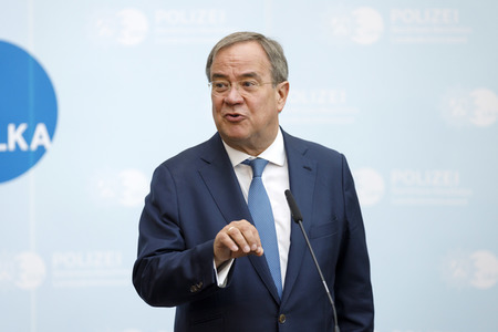 Pressekonferenz mit Armin Laschet und Herbert Reul in Düsseldorf