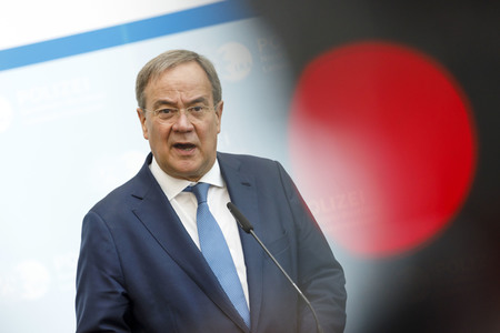 Pressekonferenz mit Armin Laschet und Herbert Reul in Düsseldorf