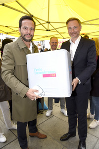 FDP-Wahlkampfveranstaltung mit Christian Lindner in München