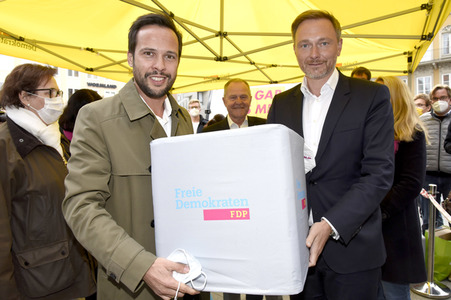 FDP-Wahlkampfveranstaltung mit Christian Lindner in München