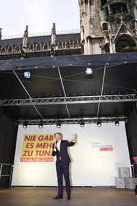 FDP-Wahlkampfveranstaltung mit Christian Lindner in München