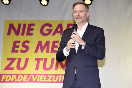 FDP-Wahlkampfveranstaltung mit Christian Lindner in München