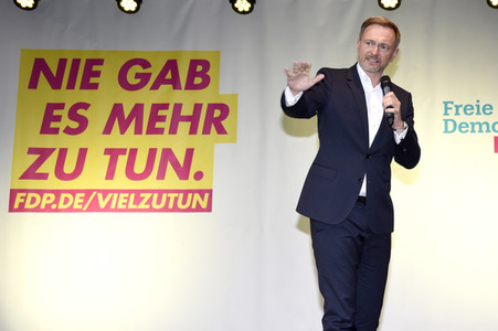 FDP-Wahlkampfveranstaltung mit Christian Lindner in München