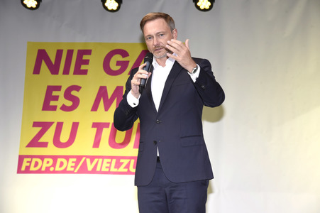 FDP-Wahlkampfveranstaltung mit Christian Lindner in München