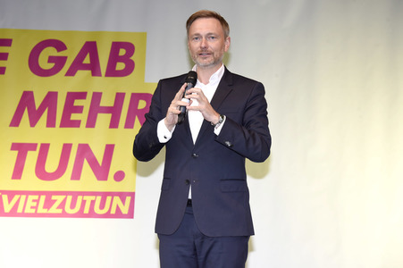 FDP-Wahlkampfveranstaltung mit Christian Lindner in München