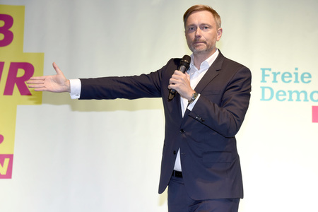 FDP-Wahlkampfveranstaltung mit Christian Lindner in München