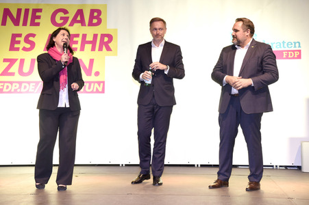 FDP-Wahlkampfveranstaltung mit Christian Lindner in München