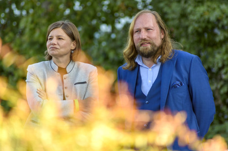 Bündnis 90/Die Grünen-Wahlkampfveranstaltung mit Annalena Baerbock und Anton Hofreiter in Würzburg