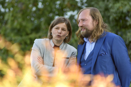 Bündnis 90/Die Grünen-Wahlkampfveranstaltung mit Annalena Baerbock und Anton Hofreiter in Würzburg