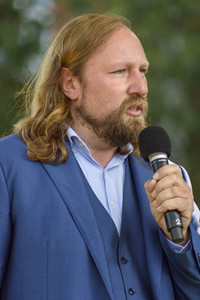 Bündnis 90/Die Grünen-Wahlkampfveranstaltung mit Annalena Baerbock und Anton Hofreiter in Würzburg