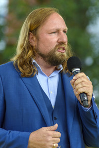 Bündnis 90/Die Grünen-Wahlkampfveranstaltung mit Annalena Baerbock und Anton Hofreiter in Würzburg