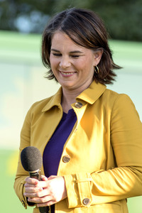 Bündnis 90/Die Grünen-Wahlkampfveranstaltung mit Annalena Baerbock und Anton Hofreiter in Würzburg