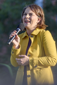 Bündnis 90/Die Grünen-Wahlkampfveranstaltung mit Annalena Baerbock und Anton Hofreiter in Würzburg