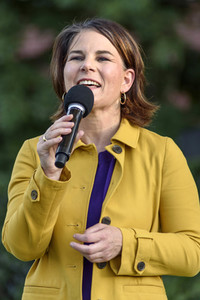 Bündnis 90/Die Grünen-Wahlkampfveranstaltung mit Annalena Baerbock und Anton Hofreiter in Würzburg