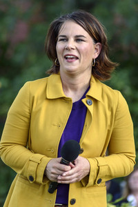 Bündnis 90/Die Grünen-Wahlkampfveranstaltung mit Annalena Baerbock und Anton Hofreiter in Würzburg