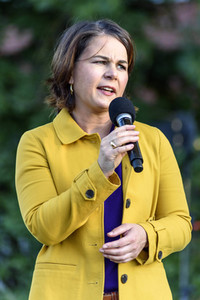 Bündnis 90/Die Grünen-Wahlkampfveranstaltung mit Annalena Baerbock und Anton Hofreiter in Würzburg