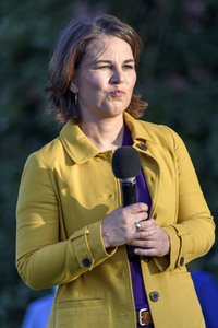 Bündnis 90/Die Grünen-Wahlkampfveranstaltung mit Annalena Baerbock und Anton Hofreiter in Würzburg