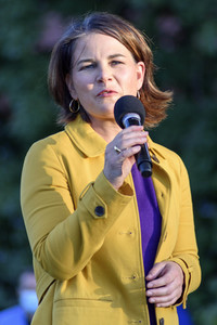 Bündnis 90/Die Grünen-Wahlkampfveranstaltung mit Annalena Baerbock und Anton Hofreiter in Würzburg