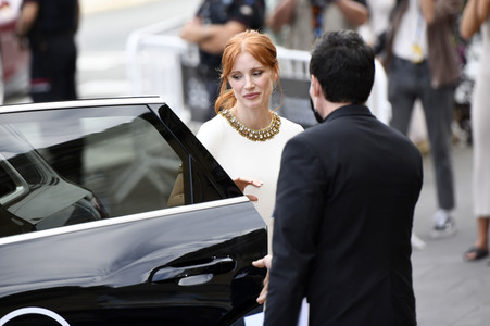 Ankunft von Jessica Chastain auf dem San Sebastian International Film Festival 2021