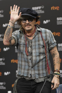 Pressekonferenz mit Johnny Depp, San Sebastian International Film Festival 2021
