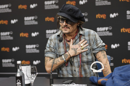 Pressekonferenz mit Johnny Depp, San Sebastian International Film Festival 2021