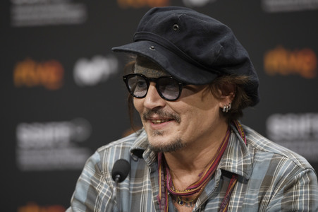 Pressekonferenz mit Johnny Depp, San Sebastian International Film Festival 2021