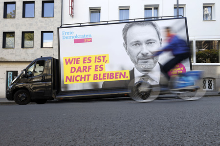 FDP Plakat in Köln