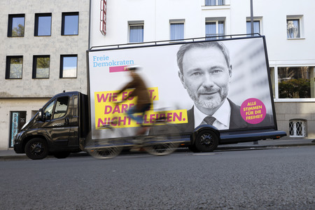 FDP Plakat in Köln