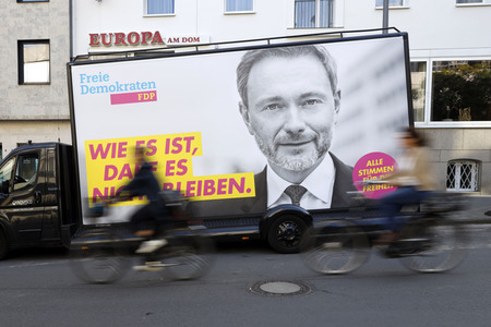 FDP Plakat in Köln