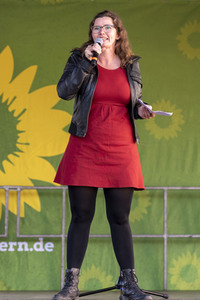 Bündnis 90/Die Grünen-Wahlkampfveranstaltung mit Claudia Roth in Nürnberg