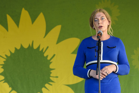 Bündnis 90/Die Grünen-Wahlkampfveranstaltung mit Claudia Roth in Nürnberg