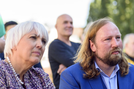 Bündnis 90/Die Grünen-Wahlkampfveranstaltung mit Claudia Roth in Nürnberg