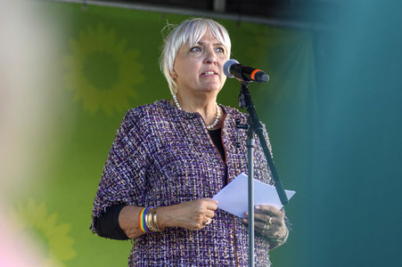 Bündnis 90/Die Grünen-Wahlkampfveranstaltung mit Claudia Roth in Nürnberg