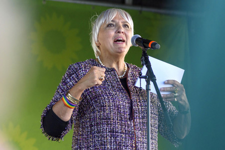 Bündnis 90/Die Grünen-Wahlkampfveranstaltung mit Claudia Roth in Nürnberg