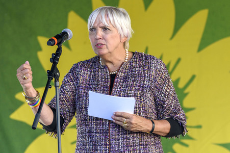 Bündnis 90/Die Grünen-Wahlkampfveranstaltung mit Claudia Roth in Nürnberg