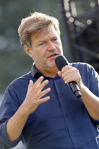 Bündnis 90/Die Grünen-Wahlkampfveranstaltung mit Robert Habeck in Köln