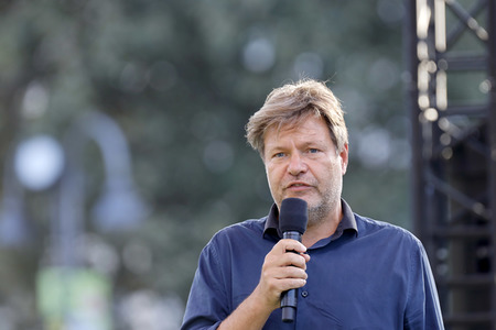 Bündnis 90/Die Grünen-Wahlkampfveranstaltung mit Robert Habeck in Köln