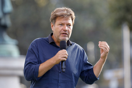 Bündnis 90/Die Grünen-Wahlkampfveranstaltung mit Robert Habeck in Köln