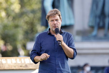 Bündnis 90/Die Grünen-Wahlkampfveranstaltung mit Robert Habeck in Köln