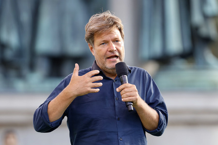 Bündnis 90/Die Grünen-Wahlkampfveranstaltung mit Robert Habeck in Köln