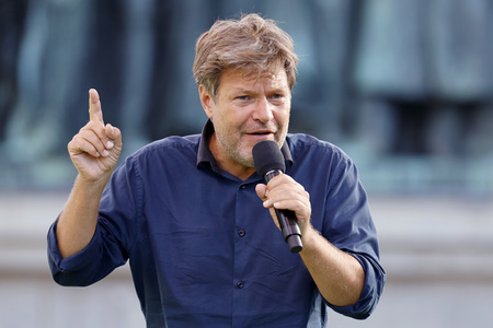 Bündnis 90/Die Grünen-Wahlkampfveranstaltung mit Robert Habeck in Köln