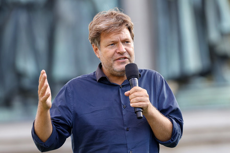 Bündnis 90/Die Grünen-Wahlkampfveranstaltung mit Robert Habeck in Köln