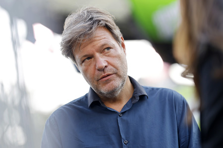 Bündnis 90/Die Grünen-Wahlkampfveranstaltung mit Robert Habeck in Köln