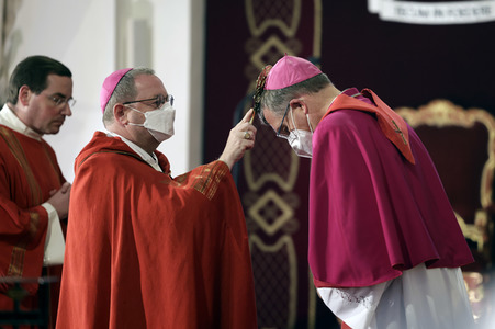 Schlussvesper mit Bonifatiussegen bei der Herbst-Vollversammlung der Deutschen Bischofskonferenz in Fulda